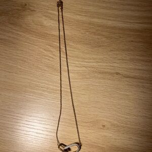 Swarovski Elegant Gold Infinity Necklace